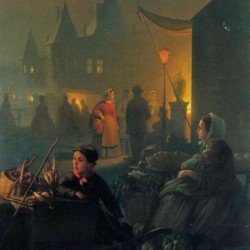 An evening in the market